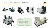 Extrusor de adhesivos termofusibles (Poliamidas, Poliolefinas y Poliésters)